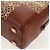LOEWE Amazona 28 Borsa Anagramma Ripetuto Tela Pelle 2in1 Oro Marrone Auth 145249SAM D'oro - vista 19