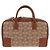 LOEWE Amazona 28 Borsa Anagramma Ripetuto Tela Pelle 2in1 Oro Marrone Auth 145249SAM D'oro - vista 2