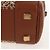LOEWE Amazona 28 Borsa Anagramma Ripetuto Tela Pelle 2in1 Oro Marrone Auth 145249SAM D'oro - vista 20