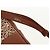 LOEWE Amazona 28 Borsa Anagramma Ripetuto Tela Pelle 2in1 Oro Marrone Auth 145249SAM D'oro - vista 21