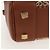 LOEWE Amazona 28 Borsa Anagramma Ripetuto Tela Pelle 2in1 Oro Marrone Auth 145249SAM D'oro - vista 6