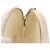 CHANEL Bolsa de Ombro em Couro V stitch com Corrente Branco Ouro CC Auth 146360SM Dourado - vista 23