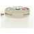 CHANEL Bolsa de Ombro em Couro V stitch com Corrente Branco Ouro CC Auth 146360SM Dourado - vista 5