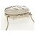CHANEL Bolsa de Ombro em Couro V stitch com Corrente Branco Ouro CC Auth 146360SM Dourado - vista 6