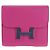 Hermès HERMES Kompakte Constance Geldbörse Leder Lila Rosa Auth 142362SAM - Ansicht 13