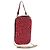 Pochette per telefono in pelle Christian Dior con catena 2 in 1 Rossa Oro Auth 147971SAM