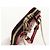 Pochette per telefono in pelle Christian Dior con catena 2 in 1 Rossa Oro Auth 147971SAM - vista 6