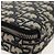 Borsa a spalla in tela obliqua Trotter Christian Dior blu navy argento Auth 148526SAM - vista 15