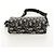 Borsa a spalla in tela obliqua Trotter Christian Dior blu navy argento Auth 148526SAM - vista 5