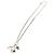 Collana a conchiglia LOUIS VUITTON metallo Argento M01495 LV Auth 136561SAM - vista 9