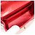 CHANEL Borsa a Mano Matelassé in Pelle Rossa Oro CC Auth 140357SM Rosso D'oro - vista 10