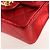 CHANEL Borsa a Mano Matelassé in Pelle Rossa Oro CC Auth 140357SM Rosso D'oro - vista 16