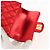 CHANEL Borsa a Mano Matelassé in Pelle Rossa Oro CC Auth 140357SM Rosso D'oro - vista 20