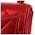 CHANEL Borsa a Mano Matelassé in Pelle Rossa Oro CC Auth 140357SM Rosso D'oro - vista 3