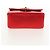 CHANEL Borsa a Mano Matelassé in Pelle Rossa Oro CC Auth 140357SM Rosso D'oro - vista 6