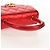 CHANEL Borsa a Mano Matelassé in Pelle Rossa Oro CC Auth 140357SM Rosso D'oro - vista 8