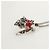 Collana LOUIS VUITTON LV Collana Coniglio in metallo Argento LV Auth 128541SM - vista 4