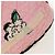 Zaino CHANEL Matelassé COCO Mark in velluto rosa con CC dorato Auth 138517SM D'oro - vista 29