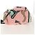Zaino CHANEL Matelassé COCO Mark in velluto rosa con CC dorato Auth 138517SM D'oro - vista 3