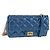 CHANEL 2.55 Sac à épaule Matelassé en Cuir de Veau Bleu Or CC Auth 149291SM Doré