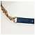 CHANEL 2.55 Sac à épaule Matelassé en Cuir de Veau Bleu Or CC Auth 149291SM Doré - vue 14