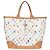 LOUIS VUITTON Multicolor Shirley GM Handtasche 2in1 Weiß M93214 LV Auth 115639SAM - Ansicht 13