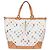 LOUIS VUITTON Multicolor Shirley GM Handtasche 2in1 Weiß M93214 LV Auth 115639SAM - Ansicht 2