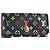 LOUIS VUITTON Multicolor Multicles 4 Key Case Black M93732 LV Auth yk18052M