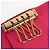 LOUIS VUITTON Multicolor Multicles 4 Key Case Black M93732 LV Auth yk18052M - view 9