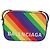 Balenciaga Borsa a spalla XS Camera in pelle Rainbow 558171 Auth 120939SAM - vista 13