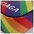 Balenciaga Borsa a spalla XS Camera in pelle Rainbow 558171 Auth 120939SAM - vista 15
