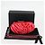 Estuche para gafas de sol de cuero rojo CC Auth de CHANEL con cadena bs24979SAM Roja - vista 12