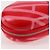 Estuche para gafas de sol de cuero rojo CC Auth de CHANEL con cadena bs24979SAM Roja - vista 15