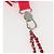 Estuche para gafas de sol de cuero rojo CC Auth de CHANEL con cadena bs24979SAM Roja - vista 17