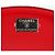 Estuche para gafas de sol de cuero rojo CC Auth de CHANEL con cadena bs24979SAM Roja - vista 22