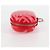 Estuche para gafas de sol de cuero rojo CC Auth de CHANEL con cadena bs24979SAM Roja - vista 3