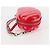 Estuche para gafas de sol de cuero rojo CC Auth de CHANEL con cadena bs24979SAM Roja - vista 4
