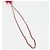 Estuche para gafas de sol de cuero rojo CC Auth de CHANEL con cadena bs24979SAM Roja - vista 8
