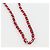 Estuche para gafas de sol de cuero rojo CC Auth de CHANEL con cadena bs24979SAM Roja - vista 9