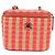 Bolsa de ombro de corrente CHANEL em palha bege ouro CC Auth 120168SAM Dourado - vista 13