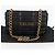 Céline Borsa a spalla CELINE in pelle nera e oro Auth nb466SM Nero D'oro - vista 12
