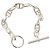 Hermès Bracciale Chaine d'Ancre MM HERMES Ag925 Argento Auth nb497SM
