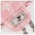CHANEL Borsa a Spalla Chain Matelassé 23 2.55 tweed Rosa CC Auth 121623SM - vista 25