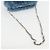 Bolsa de Ombro Miu Miu com Corrente de Pelo Azul Prata 5BD046 Auth 124300SAM - vista 7