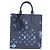 LOUIS VUITTON Borsa Messenger Sac Plat Monogramma Acquerello M57843 LV Auth BA1721SM Blu - vista 13