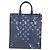 LOUIS VUITTON Borsa Messenger Sac Plat Monogramma Acquerello M57843 LV Auth BA1721SM Blu - vista 2