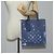 LOUIS VUITTON Borsa Messenger Sac Plat Monogramma Acquerello M57843 LV Auth BA1721SM Blu - vista 27