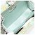 Borsa a Spalla Miu Miu con Catena in Cotone Azzurro Chiaro Argento Auth 118561SAM Blu chiaro - vista 10