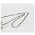 Borsa a Spalla Miu Miu con Catena in Cotone Azzurro Chiaro Argento Auth 118561SAM Blu chiaro - vista 14
