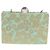 Borsa a Spalla Miu Miu con Catena in Cotone Azzurro Chiaro Argento Auth 118561SAM Blu chiaro - vista 2